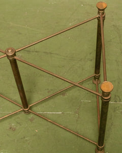 Late 20th Century Labarge Brass Cocktail Table