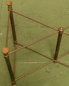 Late 20th Century Labarge Brass Cocktail Table