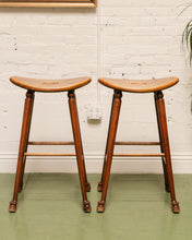 Load image into Gallery viewer, Antique Saddle Stools
