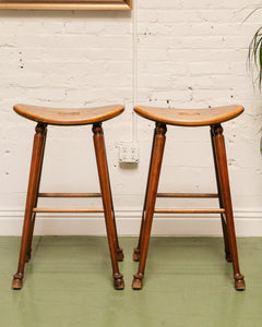 Antique Saddle Stools