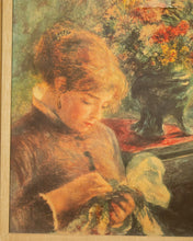 Load image into Gallery viewer, Auguste RENOIR Lady Sewing Print
