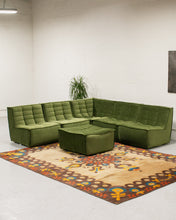 Load image into Gallery viewer, The Juno Modular Six-Piece Sectional in Olive Green
