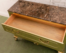 Load image into Gallery viewer, Harden Furniture Modern Brass-Clad Chest of Drawers with Marble Top
