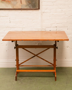 Teak Drafting Desk