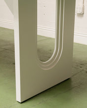 Load image into Gallery viewer, Modern White Sculptured Dining Table
