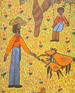 Vintage Folk Art Painting