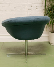 Load image into Gallery viewer, Blue Vintage Swivel Chair
