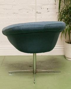 Blue Vintage Swivel Chair