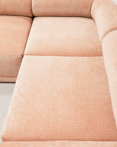 Emma Modular Sectional in Rose