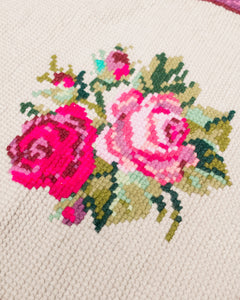 Roses Runner Rug Needlepoint