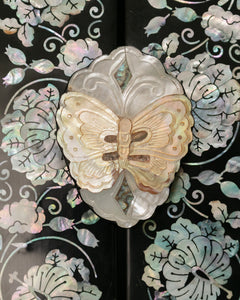 Black Mother of Pearl Cabinet