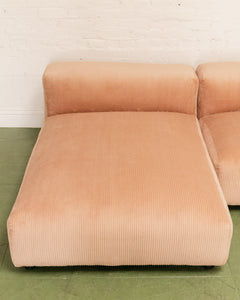 Bailey Sofa in Blush Corduroy