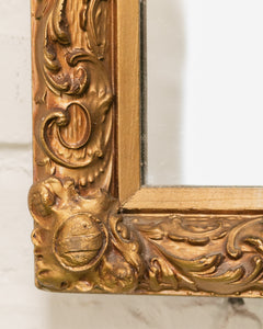 Rectangle Antique Gold Mirror