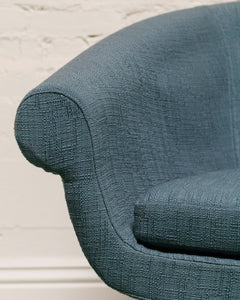 Blue Vintage Swivel Chair