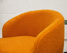 Load image into Gallery viewer, Aria Orange Swivel Chair
