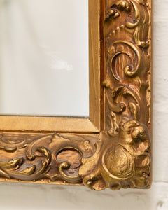 Rectangle Antique Gold Mirror