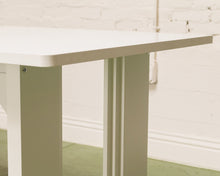 Load image into Gallery viewer, Modern White Sculptured Dining Table
