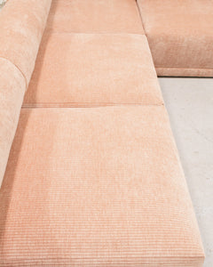 Emma Modular Sectional in Rose