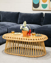 Load image into Gallery viewer, Boho Oval Coffee Table
