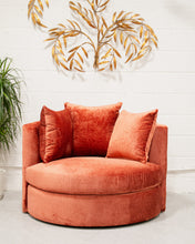 Load image into Gallery viewer, Bianca Swivel Chair in Rust
