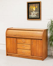 Load image into Gallery viewer, Tambour Desk Chest of Drawers
