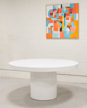 Load image into Gallery viewer, Clara Round White Glossy Table
