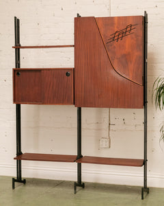 1950’s Rare Music Emblem Shelf unit by Vittorio Dassi