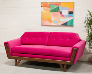 Desmond Fuchsia (Royale Berry) Sofa 72"