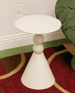 White Single End Table (as is)