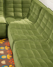 Load image into Gallery viewer, The Juno Modular Six-Piece Sectional in Olive Green
