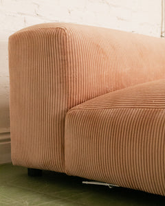 Bailey Sofa in Blush Corduroy