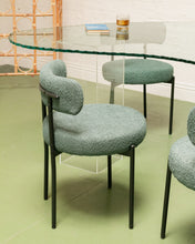 Load image into Gallery viewer, Green Nubby Chairs Set of 4
