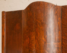 Load image into Gallery viewer, Tiger Wood Oak Art Deco Armoire Wardrobe
