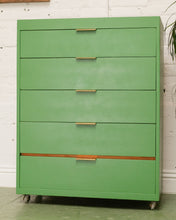 Load image into Gallery viewer, Kelly Green Vintage Highboy
