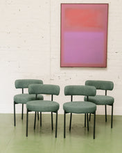 Load image into Gallery viewer, Green Nubby Chairs Set of 4
