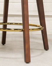 Load image into Gallery viewer, Black and Gold Swivel  Counter Stools
