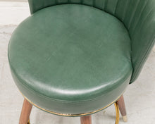 Load image into Gallery viewer, Old Saloon Style Green Bar Stool
