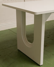 Load image into Gallery viewer, Modern White Sculptured Dining Table
