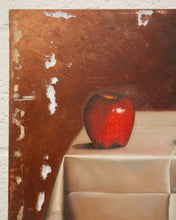 Load image into Gallery viewer, Apples on a Silk Table Oil Painting
