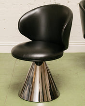 Load image into Gallery viewer, Black Pedestal Chair
