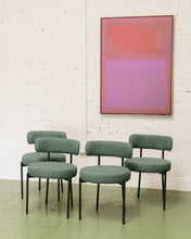 Load image into Gallery viewer, Green Nubby Chairs Set of 4
