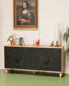 Flower Front Oaxaca Style Credenza