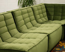 Load image into Gallery viewer, The Juno Modular Six-Piece Sectional in Olive Green
