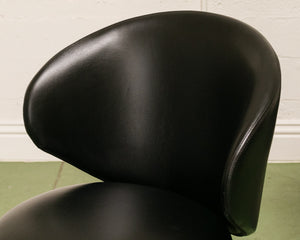 Black Pedestal Chair