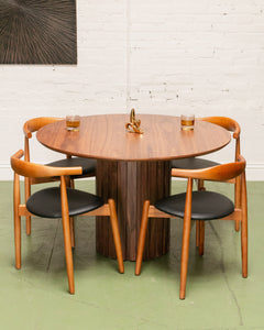 Dalia Round Table in Walnut