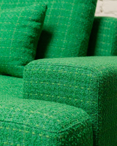 Lux Sofa in Kelly Green