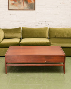 Richard Thompson for Glenn of California Mid Century Walnut Coffee Table