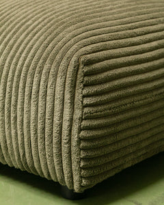 Bailey Sofa in Green Corduroy