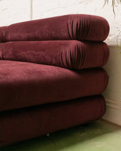 Load image into Gallery viewer, Elodie Velvet 2 Piece Loveseat Modular Sectional in Maroon
