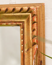 Load image into Gallery viewer, Rectangle Gold Distressed Vintage Mirror (as found)
